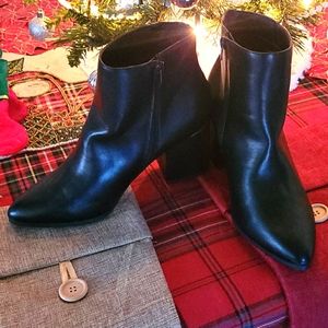 Brand New! Lane Bryant Black Ankle Boots 9W